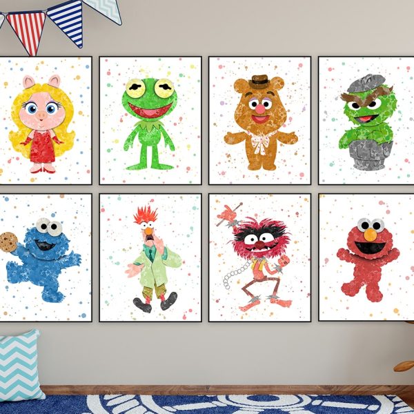 Muppet Show 8 Set - Nursery Wall Decor