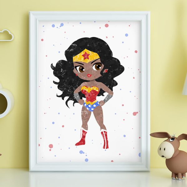 Wonder Woman African American Poster