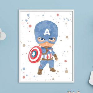 Captain America - Nursery Wall Decor
