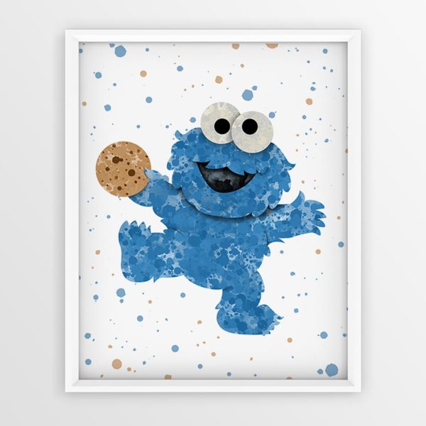 Cookie Monster - Nursery Wall Decor