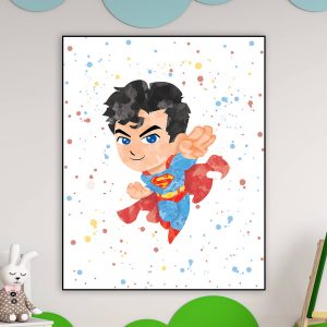Superheroes 8 Set - Nursery Wall Decor