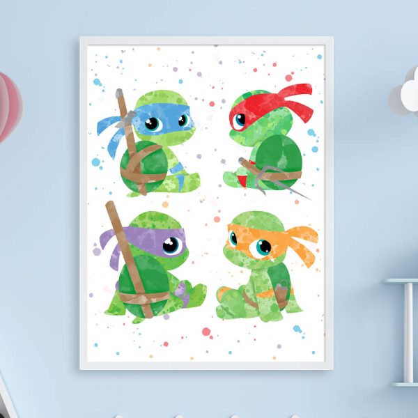 Ninja Turtles - Nursery Wall Decor