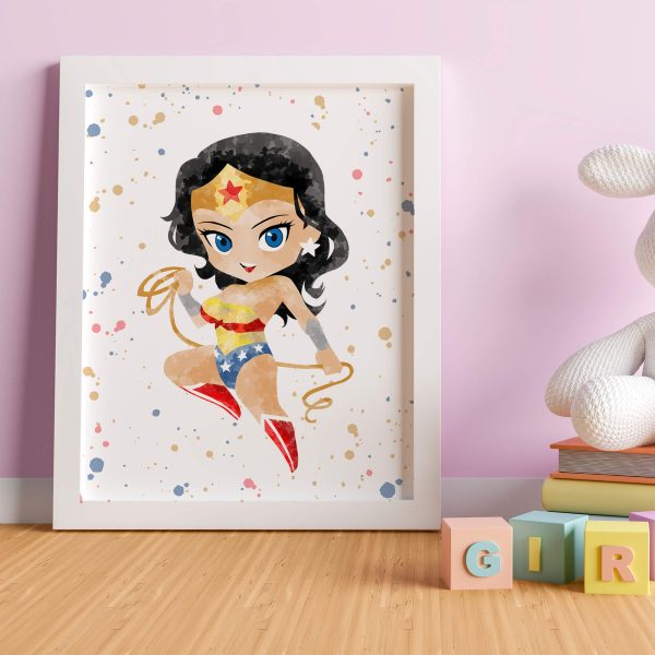 Wonder Woman - Nursery Wall Decor