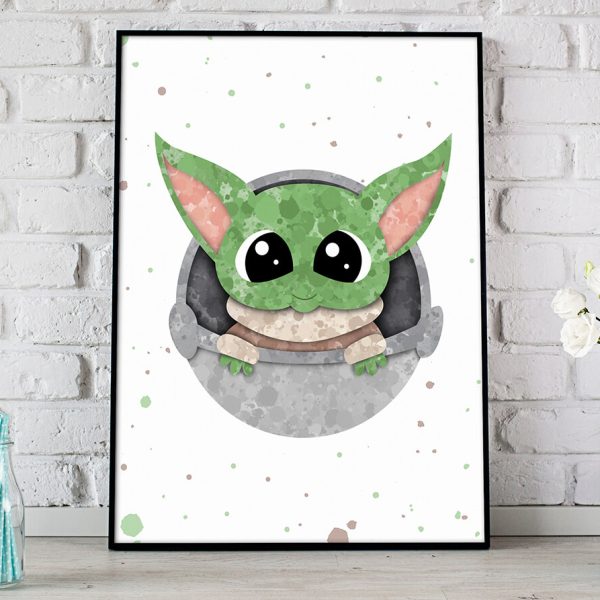 Yoda Baby Star Wars - Nursery Decor
