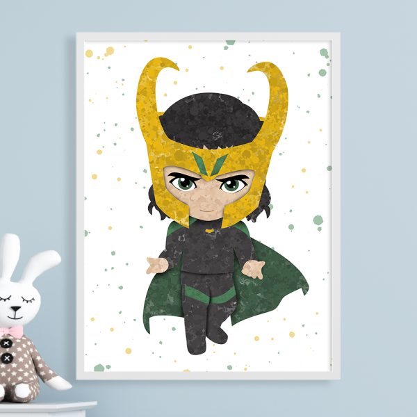 Loki Avengers - Nursery Wall Decor