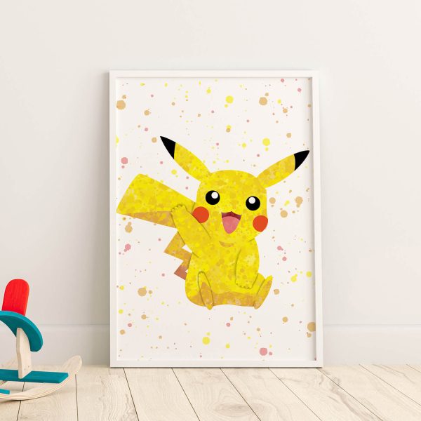 Pikachu Pokemon - Nursery Wall Decor