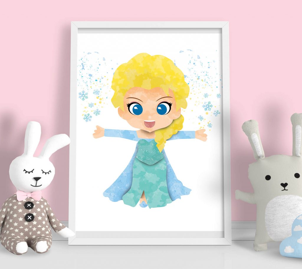 Elsa Frozen Nursery Wall Decor