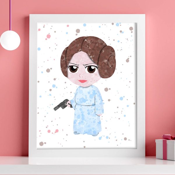 Leia Princess - Nursery Wall Decor