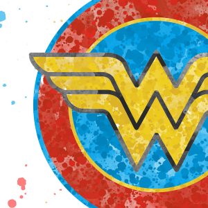 Wonder Woman Shield - Nursery Decor