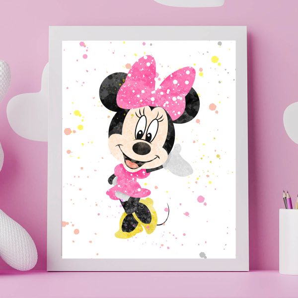 Minnie Mouse - Nursery Wall Decor