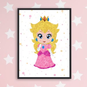 Peach Princess - Nursery Wall Decor