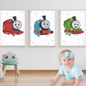 Thomas & Friends, 3 Set - Nursery Wall Decor