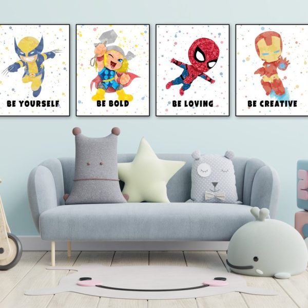 Superheroes 8 Discount Set with Quotes