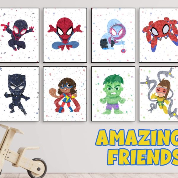 Spiderman and Amazing Friends 8 Discount Pack