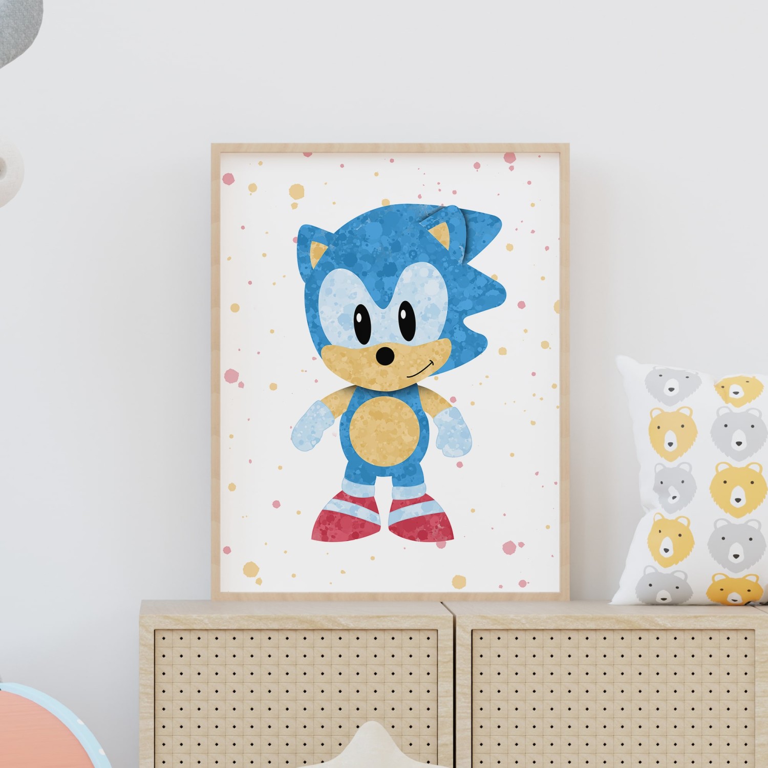 Sonic - Nursery Wall Art